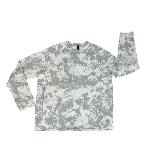 Lululemon Men’s City Sweat Crew Sweatshirt SZ M Spectral White Opal Silver Drop - Picture 1 of 12